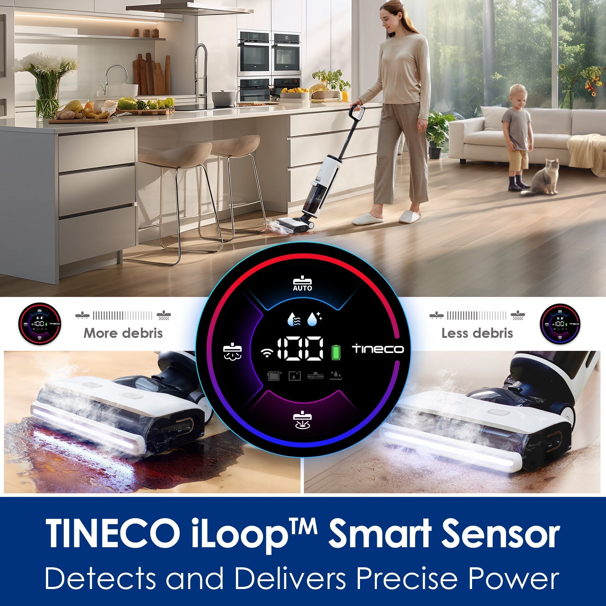 Tineco FLOOR ONE S7 Steam Smart Wet Dry Vacuum Cleaner Tineco FLOOR ONE S7 Steam Smart Wet Dry Vacuum Cleaner